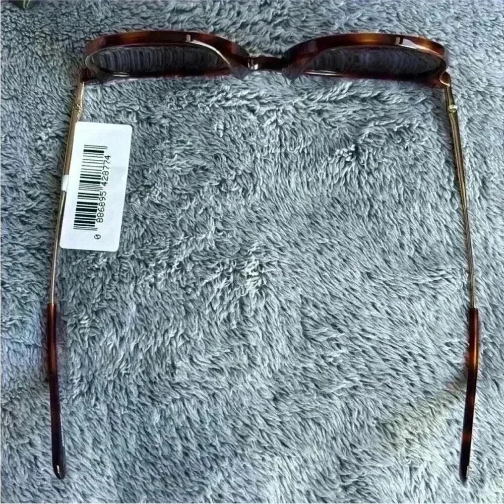 Longchamp Roseau 54mm Round Sunglasses in Havana/Khaki NWT